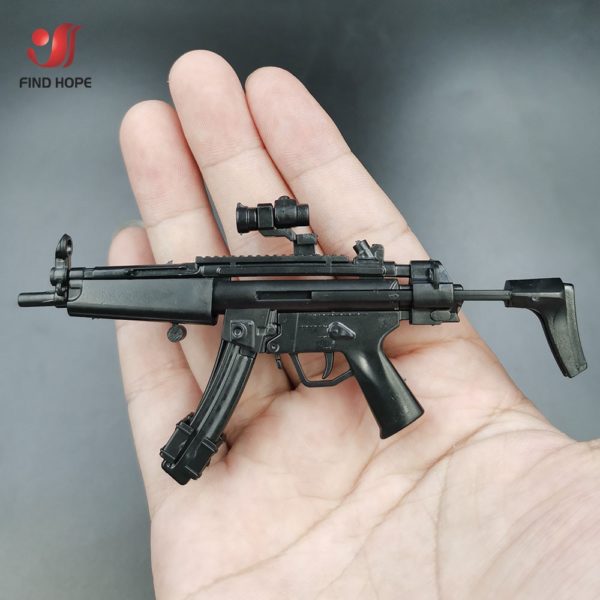 1/6 Scale 4D HK MP5 Submachine Toy Gun Model Puzzles Building Bricks Gun Weapon Military For 12''Action Figure - Image 4