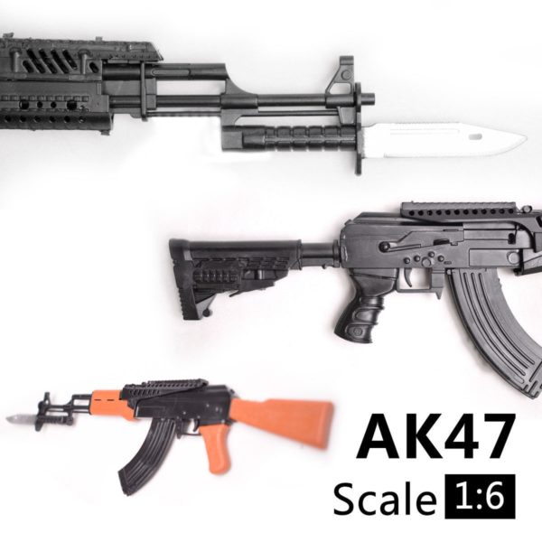 1/6 Scale AK47 Rifle Toy Gun Model Assembly Puzzles Building Bricks Gun Soldier Weapon For Action Figures - Image 6