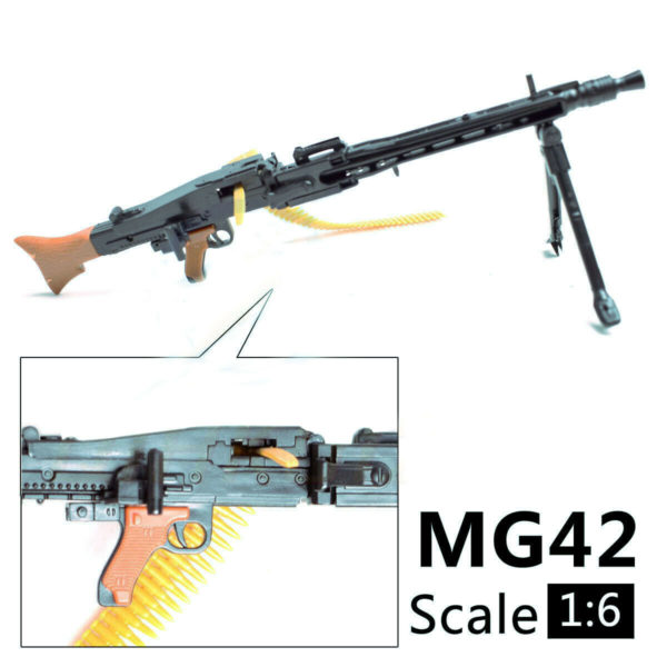 1/6 Scale MG42 Toy Gun Model Assembly Puzzles Building Bricks Gun Soldier Machine Gun Fit 12"Action Figure - Image 3