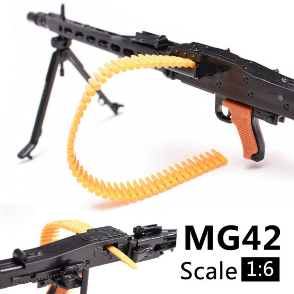 1/6 Scale MG42 Toy Gun Model Assembly Puzzles Building Bricks Gun Soldier Machine Gun Fit 12"Action Figure - Image 6