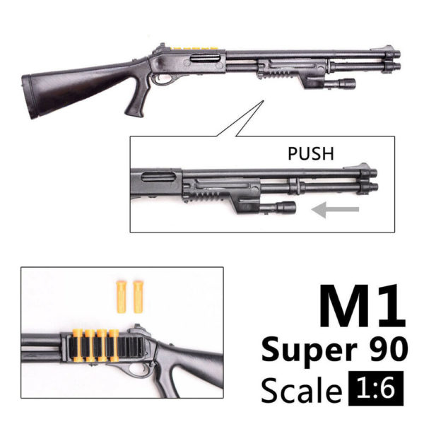 1:6 Weapon Model Benelli M1 Super 90 Shot Gun Assembly Model Assembly Toys Puzzles Building Bricks For Action Figures - Image 4