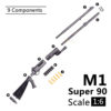 1:6 Weapon Model Benelli M1 Super 90 Shot Gun Assembly Model Assembly Toys Puzzles Building Bricks For Action Figures - Image 5