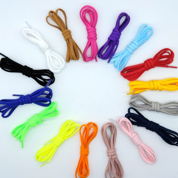 1 Pair New Elastic Shoe Laces Round No Tie Shoelaces for Kids and Adult Sneakers Shoelace Quick Lazy Laces 16 Color Shoe Rope - Image 4