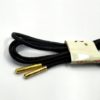 1 Pair Noble Waxed Shoelaces with Gold Metal Tip Thick Round Dress Waxing Laces Fit All Shoes Boots Sneakers - Image 5