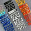 1 Set Reflective Motorcycle Side Strip Bike Helmet Sticker Car Styling Vinyl Decal For YAMAHA Honda KTM Kawasaki New Arrvial