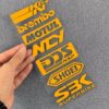1 Set Reflective Motorcycle Side Strip Bike Helmet Sticker Car Styling Vinyl Decal For YAMAHA Honda KTM Kawasaki New Arrvial - Image 6