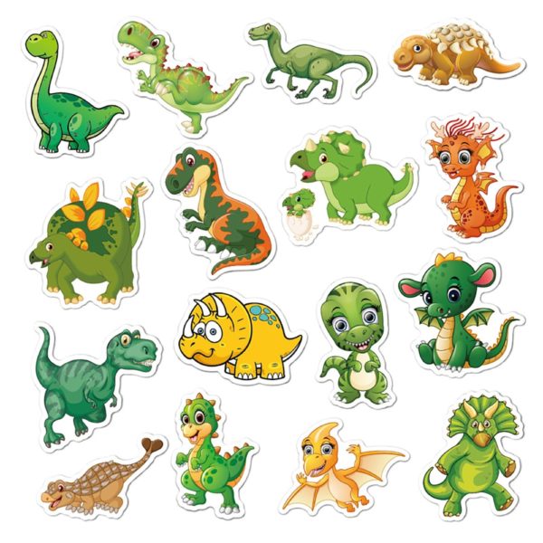 10/30/50PCS Cute Cartoon Dinosaur Stickers DIY Phone Snowboard Laptop Luggage Fridge Guitar Graffiti Waterproof Classic Stickers - Image 4