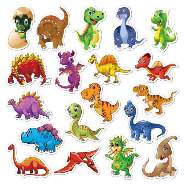 10/30/50PCS Cute Cartoon Dinosaur Stickers DIY Phone Snowboard Laptop Luggage Fridge Guitar Graffiti Waterproof Classic Stickers - Image 5