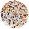 10/50/102pcs Japan Anime Cartoon TV Haikyuu Stickers For Laptop Bicycle Guitar Skateboard Decor Waterproof Stickers - Image 2