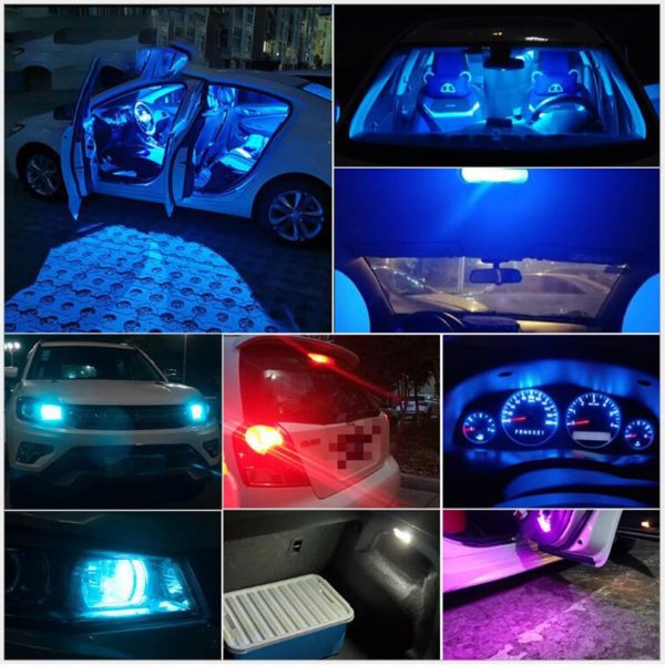 10pcs Car LED T10 W5W COB Reading Dome Lamp Marker Light Wedge Lights License Plate Bulbs 168 194 192 DC 12V White Red - Image 6