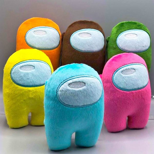 12Pcs/Set Among Us Plush Toys Game Soft Stuffed Toys With Music Kawaii Cute Doll Kids Gift Game Figure Animal 12 Colors - Image 6