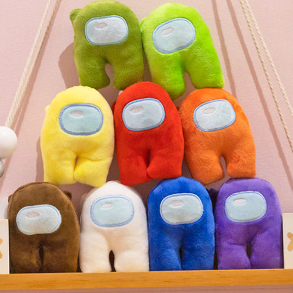 12Pcs/Set Among Us Plush Toys Game Soft Stuffed Toys With Music Kawaii Cute Doll Kids Gift Game Figure Animal 12 Colors