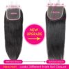 18 20 Inch 6x6 5x5 4x4 Lace Closure Only Remy 100% Human Hair 2x6 Peruvian Straight 613 Closure Pre Plucked - Image 5
