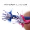 1Pair Elastic No Tie Shoe Laces Sneaker ShoeLaces Stretching Lock Lazy Laces Quick Rubber Round Shoelace Shoestrings 17 Colors - Image 5