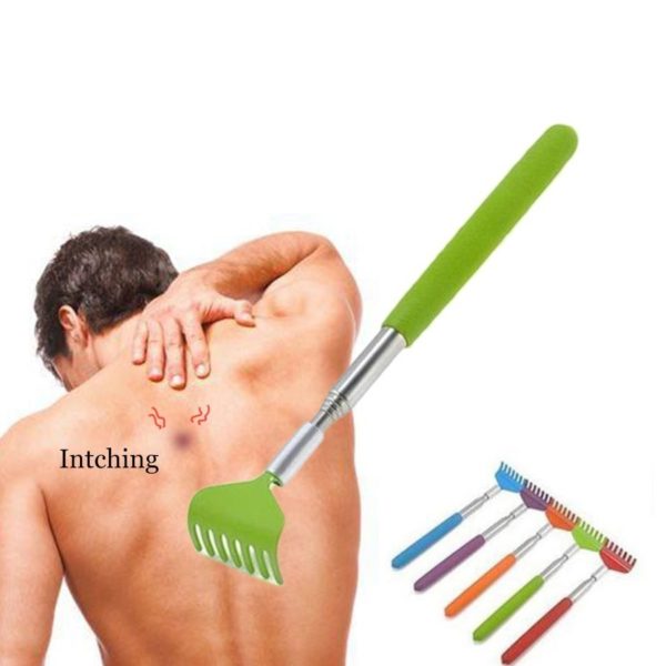 1pcs Back Scratcher Telescopic Scratching Backscratcher Massager Back Scraper Extendable Telescoping Itch Health Care Relaxation