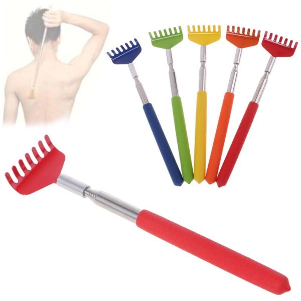 1pcs Back Scratcher Telescopic Scratching Backscratcher Massager Back Scraper Extendable Telescoping Itch Health Care Relaxation - Image 2