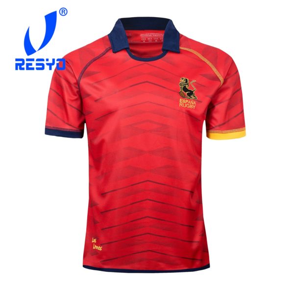 2019 ESPANA Rugby Jersey Spanish Sport Shirt S-3XL