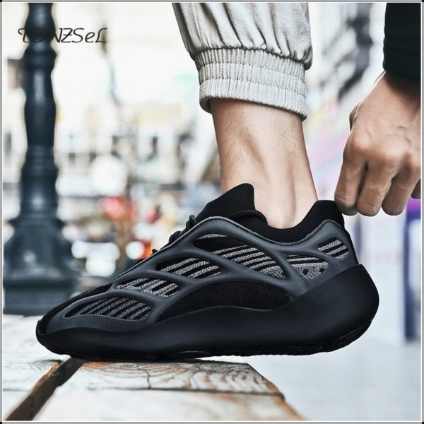 2020 Classic Reflective Sneakers Men Lightweight Hip Hop Shoes For Men Air Soles Breathable Zapatos De Mujer Couple Sport Shoes - Image 2