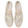 2020 Hot Sale Real Flat Platform Hemp Rubber Slip-on Casual Floral Zapatillas Mujer Sapatos Womens Espadrilles Flat Shoes