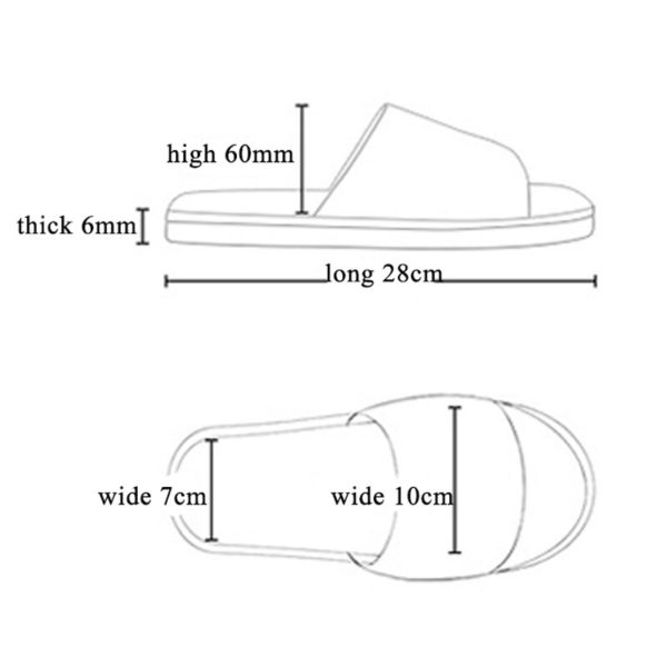 2020 New Simple Unisex Slippers Hotel Travel Spa Portable Men Slippers Disposable Home Guest Indoor Cotton Fabric Men Slipper - Image 6