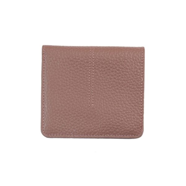 2020 New arrival genuine cow leather slim card holder wallet ladies simple fashion Cowhide credit card holder - Image 6