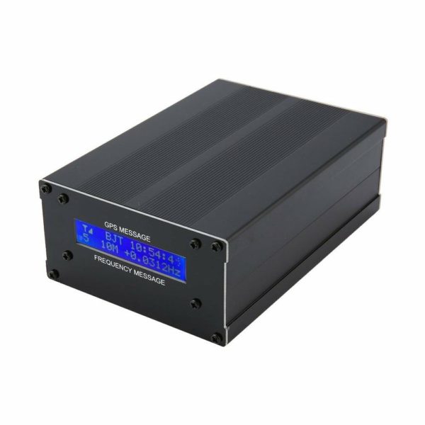 2021 Latest 10MHZ Square wave GPS NMEA GPS DISCiPLINED CLOCK GPSDO LCD Display power supply