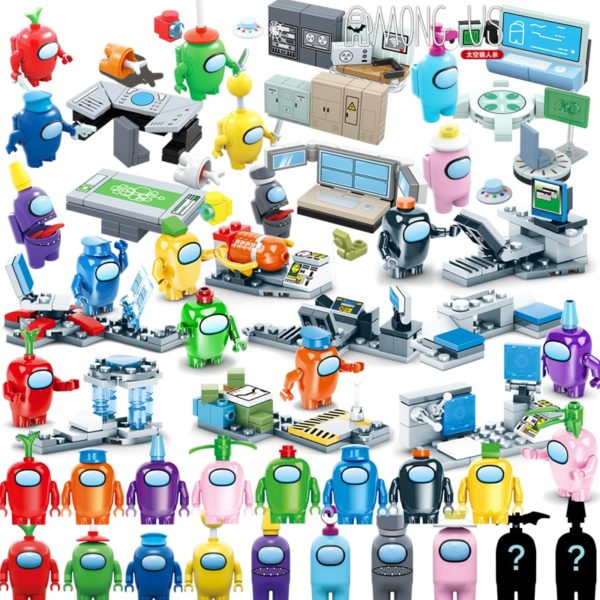 2021 NEW Among Us Toys Models Figures Building Blocks Sets Amongus Game Space Alien Mini Kits Bricks Kids Children Gift For Boys - Image 4