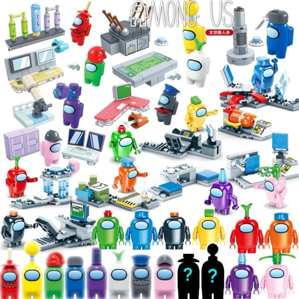 2021 NEW Among Us Toys Models Figures Building Blocks Sets Amongus Game Space Alien Mini Kits Bricks Kids Children Gift For Boys - Image 5