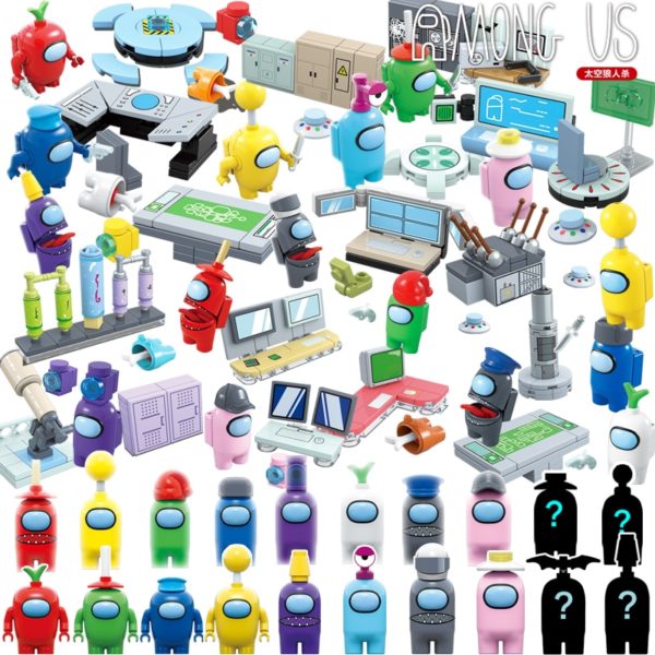 2021 NEW Among Us Toys Models Figures Building Blocks Sets Amongus Game Space Alien Mini Kits Bricks Kids Children Gift For Boys - Image 6