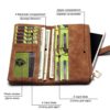 2021 New Fashion Women Wallets Drawstring Nubuck Leather Zipper Long Design Purse Two Fold More Color Clutch - Image 2
