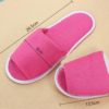 2021 New Simple Home Slippers Men Women Hotel Travel Spa Portable Folding House Disposable Home Guest Indoor Slippers Big Size - Image 2