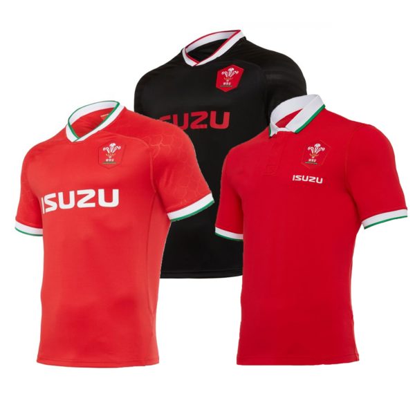 2021 Wales Home/Alternate Replica Men's Rugby Jersey Welsh Sport Classic Shirt S-5XL