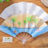21cm Painting Summer Fan DIY Toys For Children Cartoon Animal Color Graffiti Origami Fan Art Craft Toy Creative Drawing Kids - Image 5