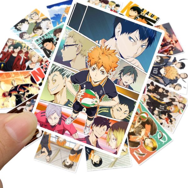 24/25 Pcs/Lot Anime Japanese Anime Haikyuu!! Stickers for Car Laptop Bicycle Backpack DIY Waterproof PVC Toy Stickers - Image 2