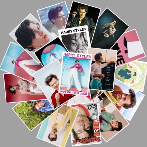 25pcs Famous Singer Harry Edward Styles Stickers For Car Laptop PVC Backpack Home Decal Pad Bicycle waterproof Decal