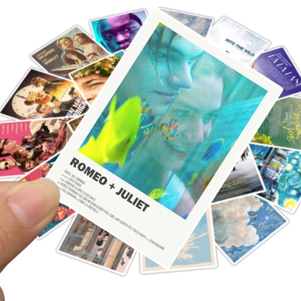 25pcs Movie Breakfast at Tiffany's/Parasite/Beetlejuice/TITANIC Stickers For Laptop PVC Water Bottle waterproof Decal Toy - Image 5