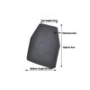 2pcs Airsoft Wargame Tactical Soldier Gear EVA Body Carrier Vests SAPI Shock Plate Dummy Foam Hunting Vest 2cm Armor Plates - Image 5