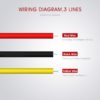 2x Double Color Car Flexible Led Strip Light Crystal Flexible Tube Light DRL Daytime Running Light Waterproof Car Styling - Image 2