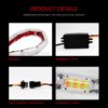 2x Double Color Car Flexible Led Strip Light Crystal Flexible Tube Light DRL Daytime Running Light Waterproof Car Styling - Image 3