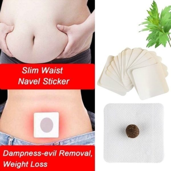 30/40/60Pcs/Set Strongest Sleep Weight Loss Slimming Wormwood Patch Moxibustion Patch Promote Body Circulation Detox Navel Patch - Image 4