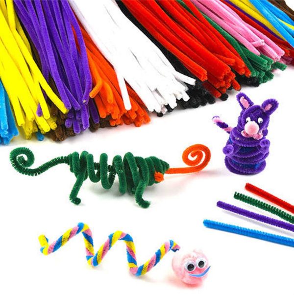 30/50/100pcs Multicolour Chenille Stems Pipe Cleaners Handmade Diy Art Crafts Material Kids Creativity Handicraft Children Toys - Image 2