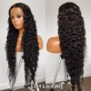 360 Lace Frontal Wig 28 30 Inch Water Wave 13x4 Lace Front Wig Human Hair Wigs Deep Curly Glueless Virgin Brazilian 180% Density - Image 2