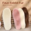 3ANGNI Heated Cashmere Thermal Warm Insoles Thicken Soft Breathable Winter Sport Shoes Insoles Insert Unisex Boots Pad Sole