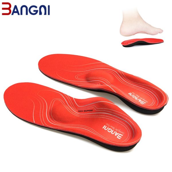 3ANGNI Orthotic Arch Support Shoe Insole Severe Flat Feet Inserts Pad Orthopedic Insoles Heel Plantar Fasciitis Men Woman