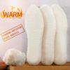 3ANGNI Unisex Thermal Insoles For Shoes Winter Snow Boots Pad Imitation Wool Warm Insoles Heated Insert Cushion