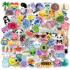 50/100 PCS Cartoon Simple VSCO Girls Kawaii Stickers For Chidren Toy Waterproof Sticker to DIY Laptop Bicycle Helmet Car Decals - Image 3