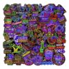 50 Pcs Cool Neon Stickers for Kids Toys Bicycle Phone Suitcase Guitar Bumper Skateboard Backpack JDM Graffiti Waterproof Sticker - Image 3