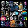 50 Pcs Outer Space Stickers for Laptop Car Motorcycle Skateboard Fridge Luggage Backpack Phone Bike Decal Cool Creative Stickers - Image 3