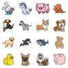 50PCS Kawaii Animal Cartoon Stickers Skateboard Fridge Phone Guitar Motorcycle Luggage Classic Toy Decal Sticker Fun for Kid Toy - Image 3