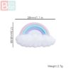 5pcs Silicone Beads Baby Teether Rainbow Cloud Tiny Rod Rodent Food Grade Teeth DIY Pacifier Chain Nursing Bracelet Baby Product - Image 2